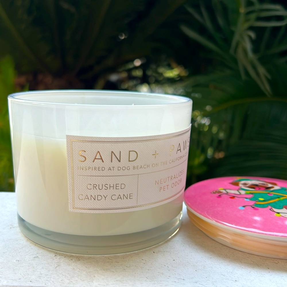 COPY - Crushed Candy Cane Scented Candle